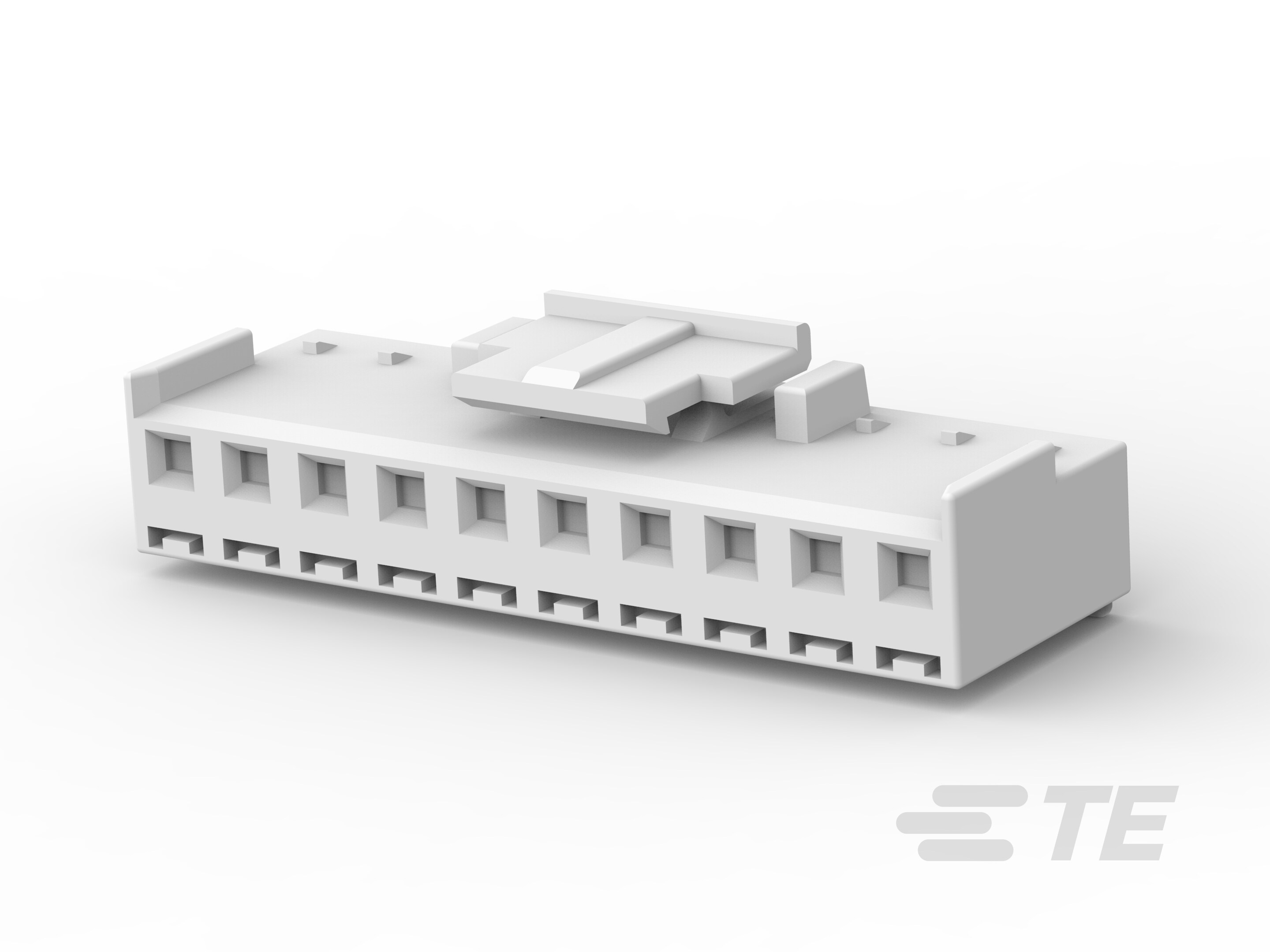 10 POS EP II HSG, GLOW WIRE-1-1744416-0