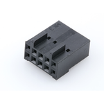 Molex-0022566107 Connector Discrete Wire Housing Conn Housing RCP 10 POS 2.54mm Crimp ST Cable Mount Black SL™ Bag