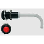 Bivar-RHD-0900-1500-F9PZR67PR LED Light Pipes LED Light Pipe Round Right Angle Fresnel Red Rigid Bag