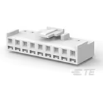 TE Connectivity-2132781-9 Connector Discrete Wire Housing Conn Housing RCP 9 POS 3.96mm Crimp ST Cable Mount Natural Bag