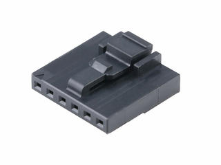 1511000006 - 2.00mm Pitch Milli-Grid Receptacle Housing, 6 Circuits, Lead-Free, Black