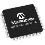 Microchip Technology-DSPIC33EP128GS708-E/PT Microcontrollers - MCUs MCU 16-bit dsPIC 128KB Flash 3.3V Automotive AEC-Q100 80-Pin TQFP Tray