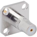 Amphenol RF-930-112J-51S Connector RF Conn QMA 0Hz to 6GHz 50Ohm Solder ST Flange Mount RCP Gold
