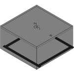 Hammond Manufacturing-EN4SD16168SS  Natural Stainless Steel Wall Mount Type 4X Enclosure