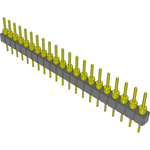 Samtec-TS-121-G-A Connector Headers and PCB Receptacles Conn Unshrouded Header HDR 21 POS 2.54mm Solder ST Top Entry Thru-Hole Tube