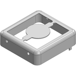 Masach Tech-MS191-10F Board Mount EMI Enclosures 19.1 x 18.2 x 5mm Two-piece Drawn-Seamless RF Shield/EMI Shield FRAME (CRS)