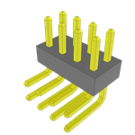 Samtec-TMMH-104-01-G-D-RA Connector Headers and PCB Receptacles Conn Unshrouded Header HDR 8 POS 2mm Solder RA Side Entry Thru-Hole Bulk