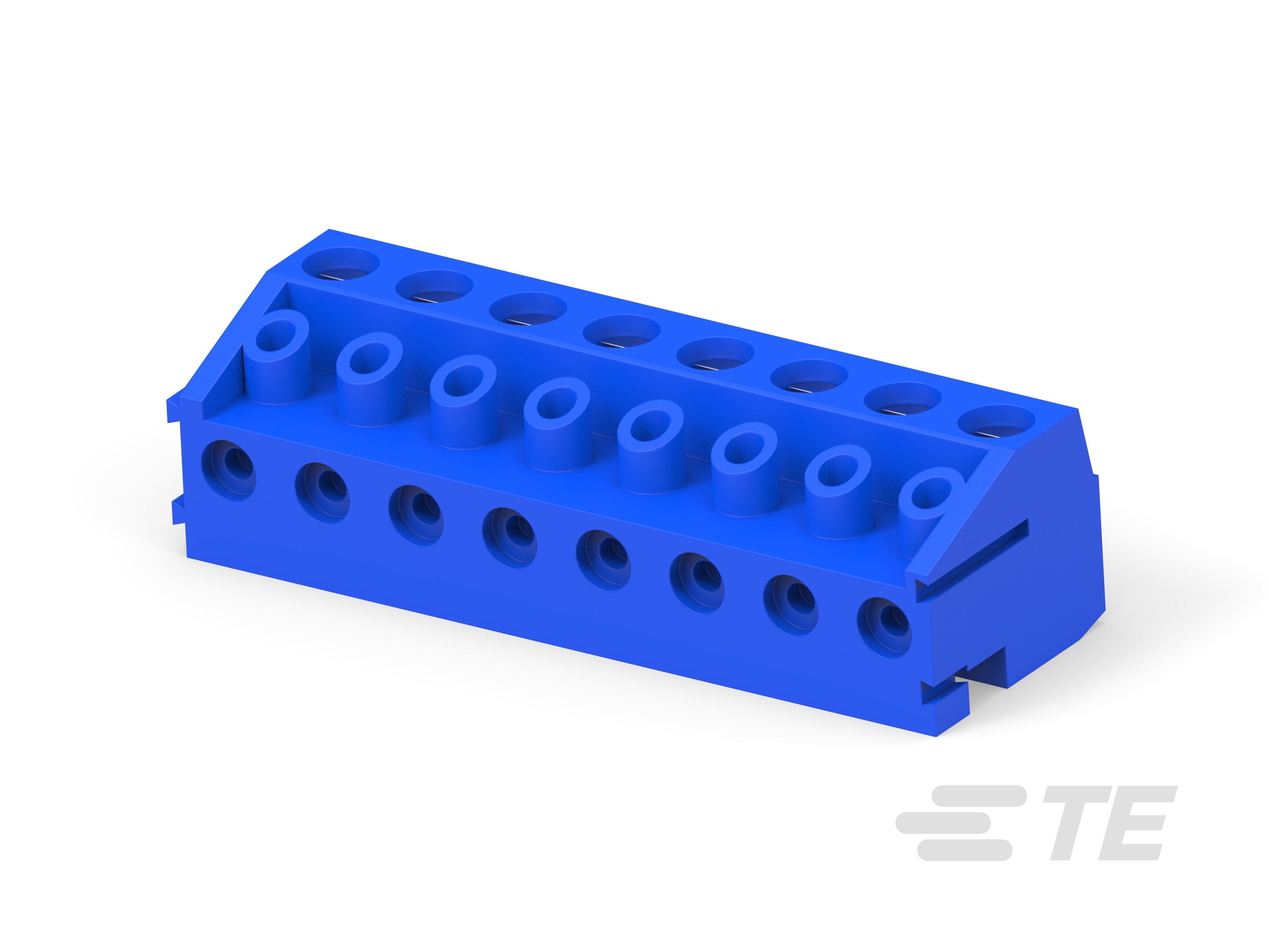 8P TB Plug,w/interlock,90deg,5mm, Blue-1776263-8 8P TB Plug,w/interlock,90deg,5mm, Blue-1776263-8