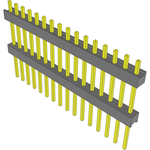 Samtec-EW-16-11-S-S-500 Connector Headers and PCB Receptacles Conn Board Stacker HDR 16 POS 2.54mm Solder ST Top Entry Thru-Hole Bulk