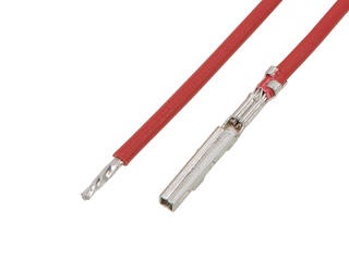 2153462104 - Pre-Crimped Lead Squba 3.6 Female-to-Pigtail, Tin (Sn) Plating, 300.00mm  Length, 20 AWG, Red