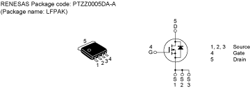 Trans MOSFET N-CH 40V 50A 5-Pin(4+Tab) LFPAK T/R