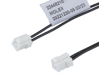 2244821023 - MicroTPA-to-MicroTPA Off-the-Shelf (OTS) Cable Assembly, 2.00mm Pitch, Single Row, 300.00mm Length, 2 Circuits, Natural