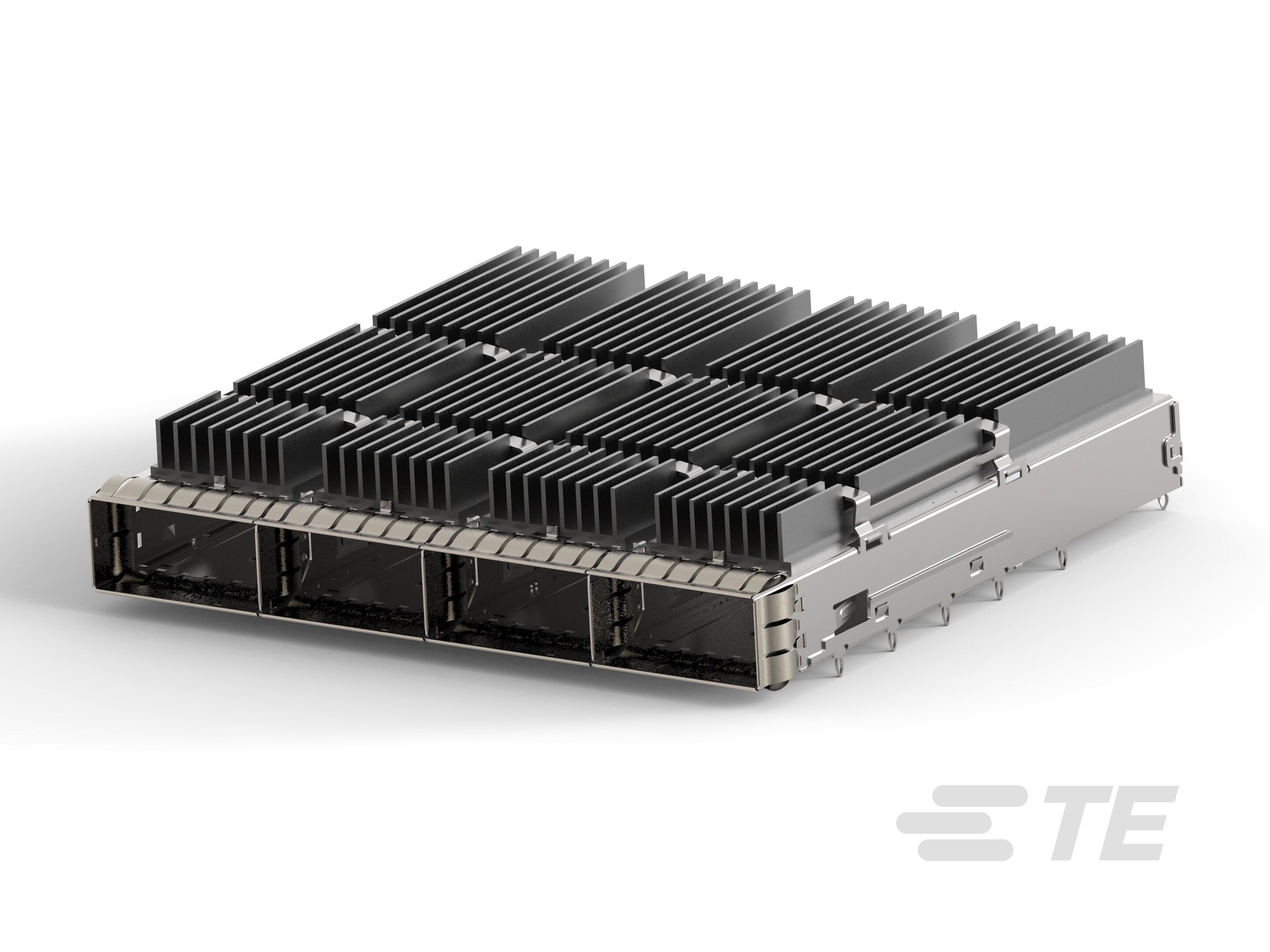 RECEPT CAGE ASSY 1X4 QSFP-DD W HS-2343988-2 RECEPT CAGE ASSY 1X4 QSFP-DD W HS-2343988-2