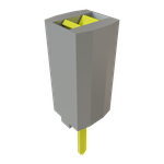 Samtec-SSA-101-S-T Connector Headers and PCB Receptacles Conn Socket Strip SKT 1 POS Solder ST Thru-Hole Bulk