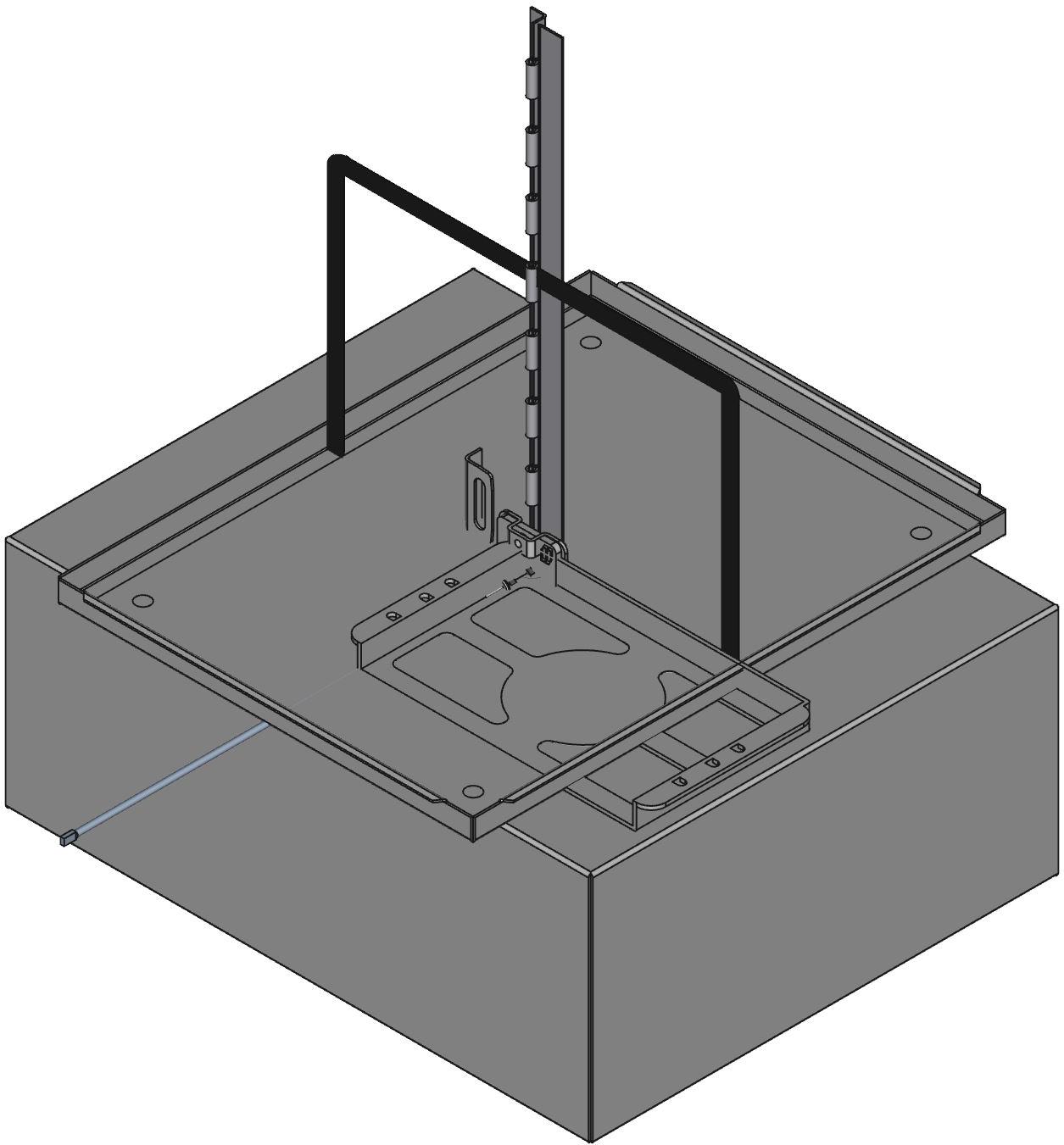 Hammond Manufacturing-1418N4C8 Gray Steel Wall Mount Type 4 Enclosure Hammond Manufacturing-1418N4C8 Gray Steel Wall Mount Type 4 Enclosure