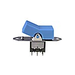 NKK Switches-M2025TJW01-GA-1A Switch Rocker Switch Rocker ON None (ON) DPDT Solder Lug Paddle 6A 250VAC 30VDC 50000Cycles