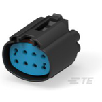 TE Connectivity-4-1437710-6 Connector Discrete Wire Housing Conn Housing M 8 POS 5.8mm Crimp ST Cable Mount Black