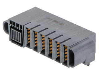 2049000001 - EXTreme EnergetiC Modular Right-Angle Receptacle Assembly, 31 Circuits (25 Signal/6 Power) with Solder Tail Mounting, with Guide