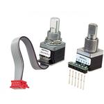 Grayhill-62V22-02-060C Optical Encoders Optical Encoder Rotary Incremental Flat 0.014N.m Straight Digital Square Wave Panel Mount Connector 4CPR