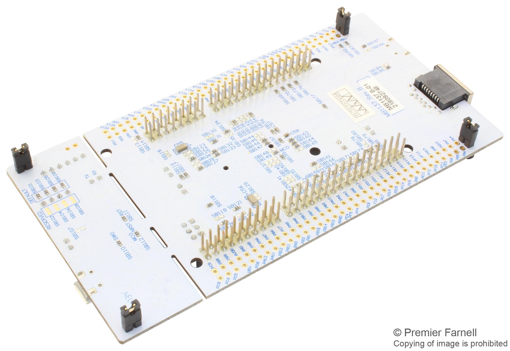 Development Board, STM32 Nucleo-144, STM32F439ZI MCU, Arduino Compatible, ST Zio, Morpho