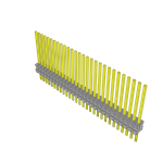 Samtec-TMS-128-55-G-S Connector Headers and PCB Receptacles Conn Unshrouded Header HDR 28 POS 1.27mm Solder ST Top Entry Thru-Hole Tube
