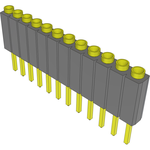 Samtec-ESS-112-G-26 Connector Headers and PCB Receptacles Conn Socket Strip SKT 12 POS 2.54mm Solder ST Top Entry Thru-Hole Bulk
