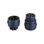 Bulgin Limited-12735/1 Connector Circular Conn Circular SKT 8 POS Solder ST Cable Mount 8 Terminal 1 Port Mini Buccaneer® Bulk