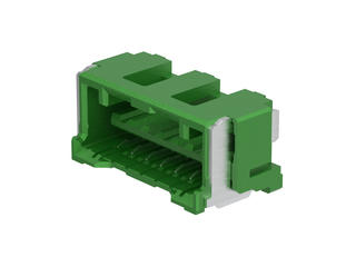5025850776 - 1.50mm Pitch, CLIK-Mate PCB Receptacle, Single Row, Surface Mount, Right-Angle, Tin Plating, Positive Lock, 7 Circuits, Green