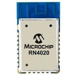 Microchip Technology-RN4020-V/RM123 Bluetooth Bluetooth v4.1 (BLE) SMART SOC IoT 1Mbps 3.3V 22-Pin SMD Module Tray