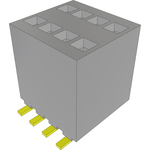 Samtec-RSM-104-02-S-D-TR Connector Headers and PCB Receptacles Conn Socket Strip SKT 8 POS 1.27mm Solder ST Top Entry SMD T/R