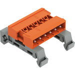 WAGO-232-536/007-000 Connector Headers and PCB Receptacles Double Pin Header, DIN-35 Rail Mounting, Pin spacing 5.08 mm, 6-pole