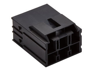 2034382606 - CP-6.5 Plug Housing, 6.50mm Pitch, Dual Row, 6 Circuits, Black, Glow-Wire Capable