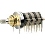 Grayhill-42P36-02-1-06N Switch Rotary Switch Rotary SP6T 6 Flatted Shaft PC Pins 1A 115VAC 115VDC