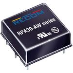 RECOM Power GmbH-RPA30-2412DAW/P DC to DC Converter and Switching Regulator Module Module DC-DC 24VIN 2-OUT -12V/12V -1.25A/1.25A 30W 6-Pin Tube RECOM Power GmbH-RPA30-2412DAW/P DC to DC Converter and Switching Regulator Module Module DC-DC 24VIN 2-OUT -12V/12V -1.25A/1.25A 30W 6-Pin Tube