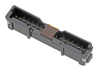 5055750831 - 2.00mm Pitch, Micro-Lock Plus PCB Header, Single Row, Vertical, Surface Mount, 0.38µm Gold Plating, Positive Lock, with Pick-and-Place Tape, 8 Circuits, Low-Halogen, Black