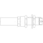 Amphenol RF-901-9863 Connector RF Conn SMA 0Hz to 12.4GHz 50Ohm Crimp ST Panel Mount F Gold