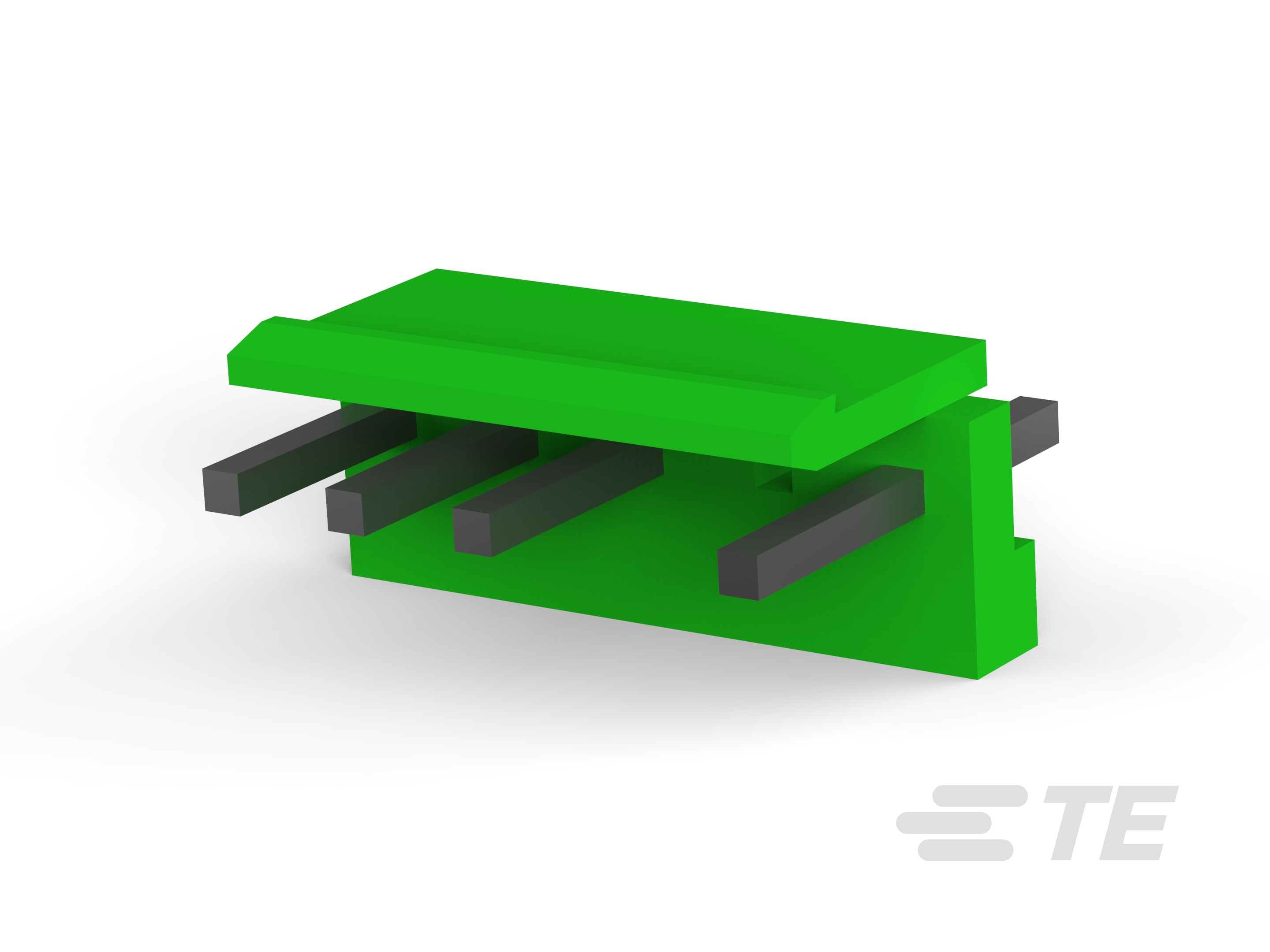 EP CONN.HDR ASSY 4/5P GREEN W/O#4-3-1717011-4