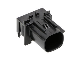 2257701116 - HSAutoLink II Sealed Header, Right-Angle, 12 Circuits, Key A, Black