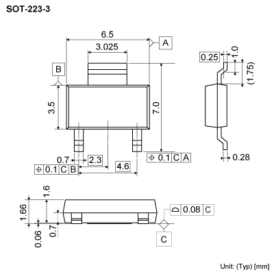 Product dimension image