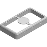 Masach Tech-MS308-10F Board Mount EMI Enclosures 30.8 x 17.8 x 4.4mm Two-piece Drawn-Seamless RF Shield/EMI Shield FRAME (CRS)