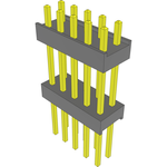 Samtec-EW-05-11-G-D-500 Connector Headers and PCB Receptacles Conn Board Stacker HDR 10 POS 2.54mm Solder ST Top Entry Thru-Hole Bulk