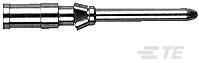 TE Connectivity-3-1105050-1 Connector Contact Contact PIN Crimp ST Cable Mount 17-18AWG Box