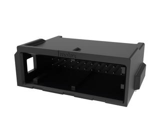 2069583221 - ConnTAK50 Header, Dual Row, Right-Angle, Surface Mount, 22 Circuits, Key A, Black