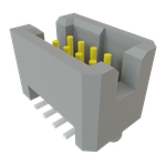 Samtec-TFC-104-02-L-D-A Connector Headers and PCB Receptacles Conn Shrouded Header (4 Sides) HDR 8 POS 1.27mm Solder ST Top Entry SMD Tube