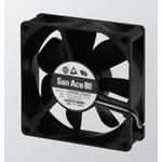 SANYO DENKI-109R0805F401 Blowers and Fans DC Fan Axial Ball Bearing 5V 4.5V to 5.5V 32.5CFM 26dB 80 X 80 X 25mm Sensor