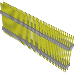 Samtec-HDWM-50-61-S-D-689 Connector Headers and PCB Receptacles Conn Board Stacker HDR 100 POS 1.27mm Solder ST Thru-Hole Tube