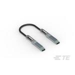 TE Connectivity-2821236-3 Cable Assembly Other Pluggable I-O Cable Assemblies MICROQSFP TO MICROQSFP, 2M 32AWG TE Connectivity-2821236-3 Cable Assembly Other Pluggable I-O Cable Assemblies MICROQSFP TO MICROQSFP, 2M 32AWG