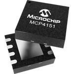 Microchip Technology-MCP4151-104E/MFVAO Digital Potentiometers Digital Potentiometer 100kOhm 256POS Volatile Linear Automotive AEC-Q100 8-Pin DFN EP Tube