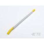 TE Connectivity-4-1768041-3 Cable Markers Cable Markers Pre-Marked Snap On Polyoxymethylene Yellow Strip