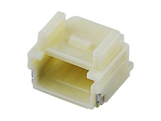 2035620405 - 1.00mm Pitch, Pico-Clasp PCB Header, Single Row, Right-Angle, Surface Mount, 0.38µm Gold Plated, Outer Positive Lock, 4 Circuits, Natural